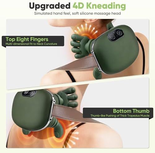 Deep-Kneading Electric Neck Massager for Instant Relaxation