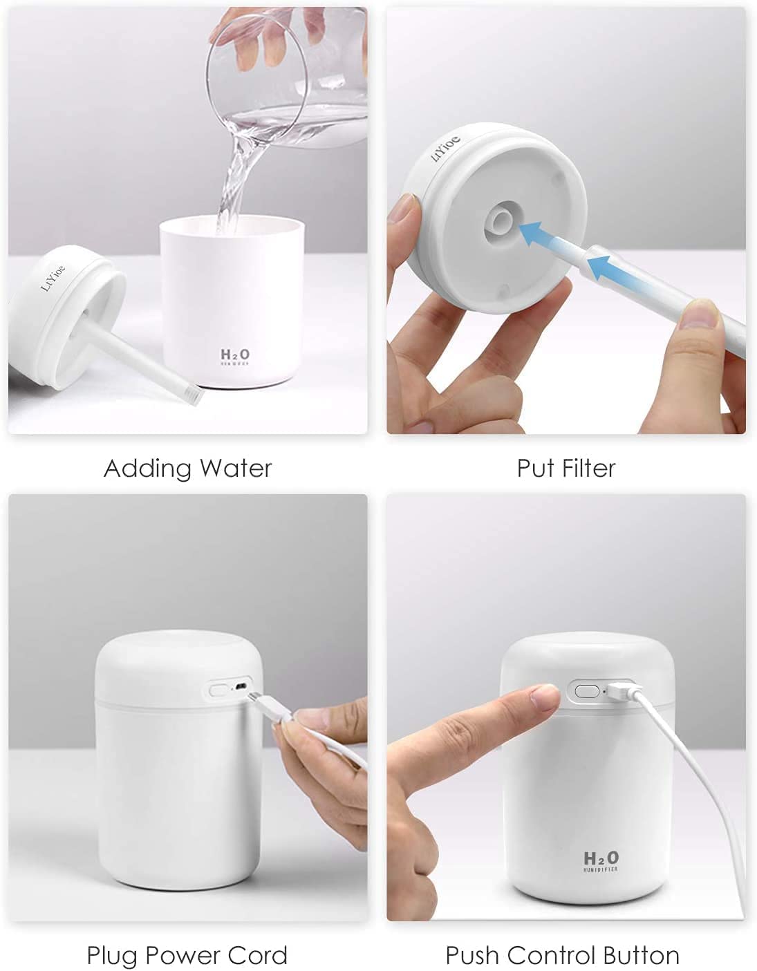 H2O Mini Humidifier – Breathe Fresh, Live Fresh
