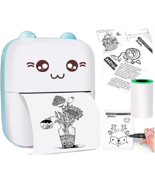 Inkless Mini Pocket Printer – Wireless Thermal Printing for Photos, Stickers, Labels & Journaling (Android/iOS Compatible)