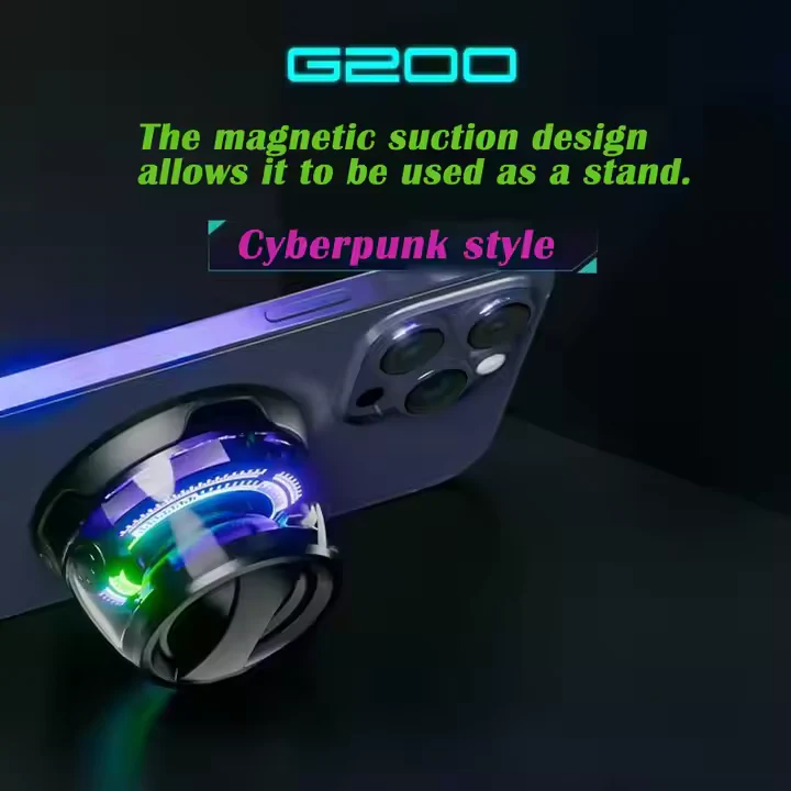 G200 Mini Bluetooth Speaker – RGB Lights & Magnetic Base
