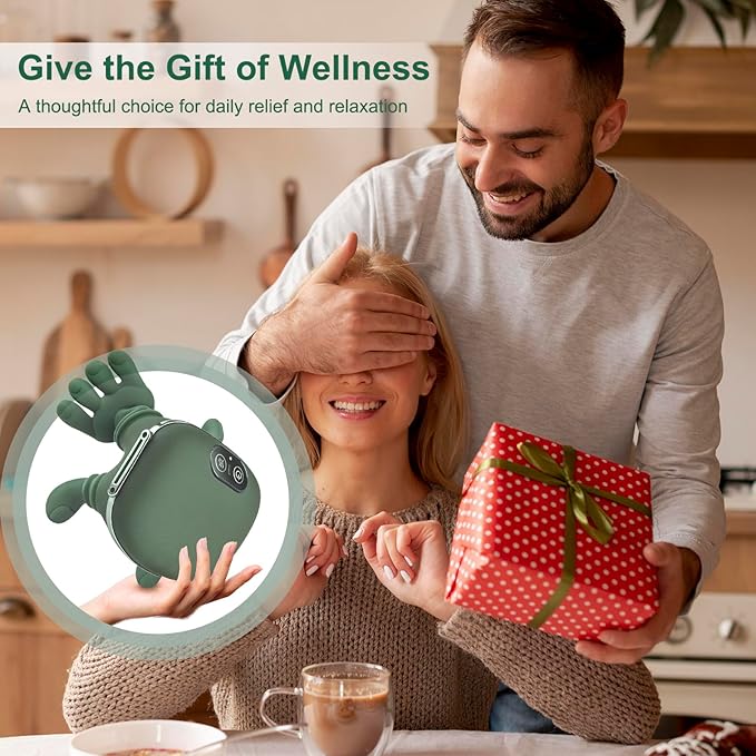 Physiotherapist Recommended Deep Kneading Neck Massager with Heat Therapy