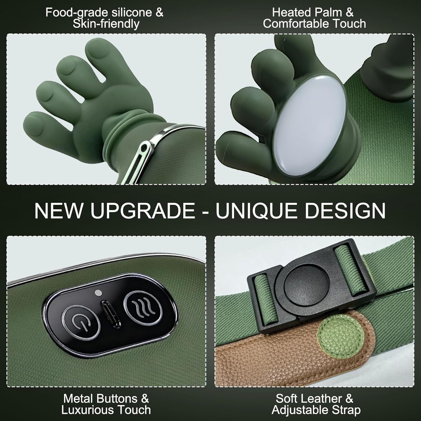 Physiotherapist Recommended Deep Kneading Neck Massager with Heat Therapy